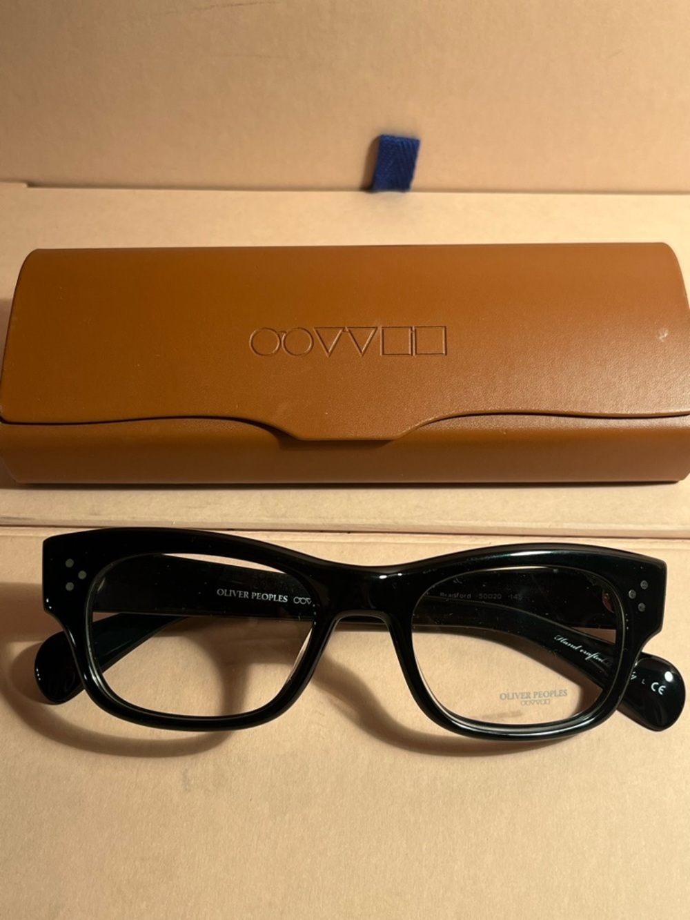 Oliver Peoples ( BRADFORD) Black Acetate Eyeglass Frames